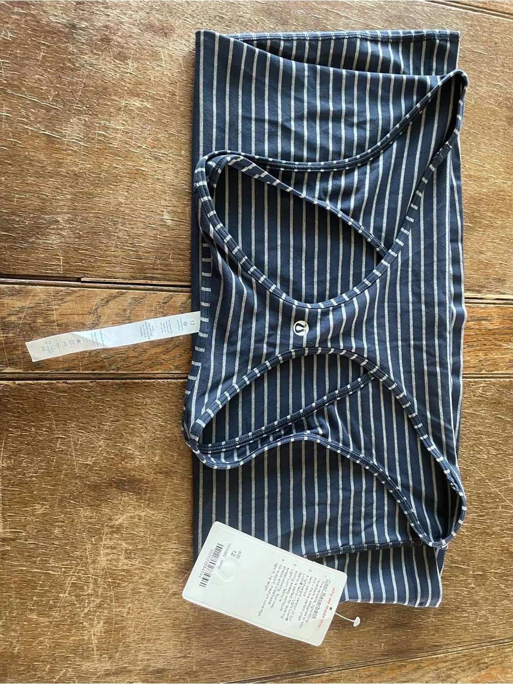 Lululemon Striped Navy Racerback - Women’s 12